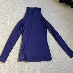 Womens dri fit Nike long sleeve work out top
